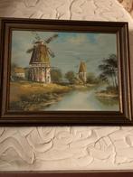 Schilderij molen, Antiek en Kunst, Ophalen