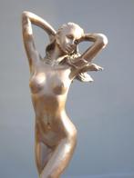 statue d une femme nue pieds dans les vagues en bronze signé, Bronze, Enlèvement ou Envoi