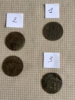 oude munten oordje 1746-spaanse nederlanden 1690-1698-liard, Ophalen of Verzenden