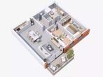 Appartement te koop in Limbourg, 2 slpks, 90 m², Appartement, 2 kamers