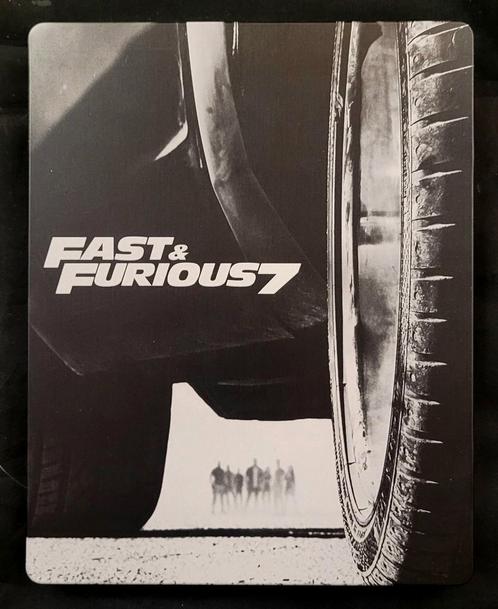 Steelbook Blu ray Disc Fast and furious 7 - Vin Diesel, CD & DVD, Blu-ray, Utilisé, Coffret, Enlèvement ou Envoi