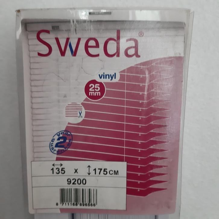 Store vénitien 135 x 175 cm, Huis en Inrichting, Stoffering | Gordijnen en Lamellen, Nieuw, 150 tot 200 cm, 100 tot 150 cm, Wit