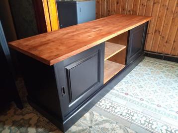 meuble tv salon style industriel armoire placard dressoir beschikbaar voor biedingen