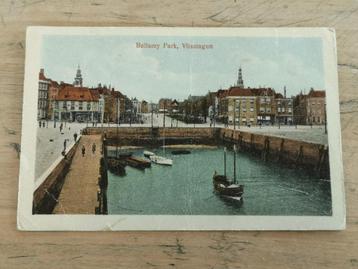 5 oude postkaarten Vlissingen 1925 - 1926