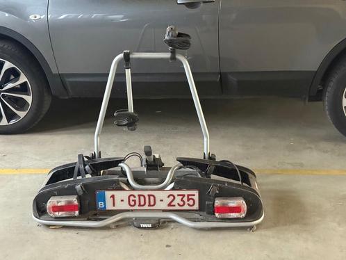 Fietsendrager in goede staat, Auto diversen, Fietsendragers, Zo goed als nieuw, Trekhaakdrager, 2 fietsen, Brede banden, Elektrische fiets