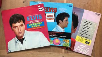 ELVIS PRESELY - Something, Double trouble & California (3 LP