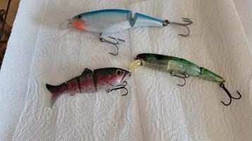lot de 3 leurres de pêche (lot 8) beschikbaar voor biedingen