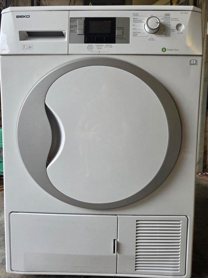 Beko warmtepomp klasse A+ van 7 kg, Elektronische apparatuur, Droogkasten, Zo goed als nieuw, Condens, Voorlader, 6 tot 8 kg, 85 tot 90 cm