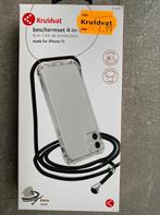 iPhone 11 case met koord + screenprotector. Nieuw!, Ophalen of Verzenden, Nieuw, IPhone 11, Frontje of Cover