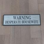 decoratief wandbord "desperate housewife", Ophalen, Zo goed als nieuw
