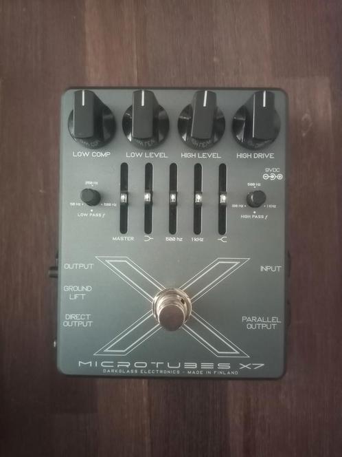 Darkglass Microtubes X7, Muziek en Instrumenten, Effecten, Zo goed als nieuw, Distortion, Overdrive of Fuzz, Volume, Overige typen