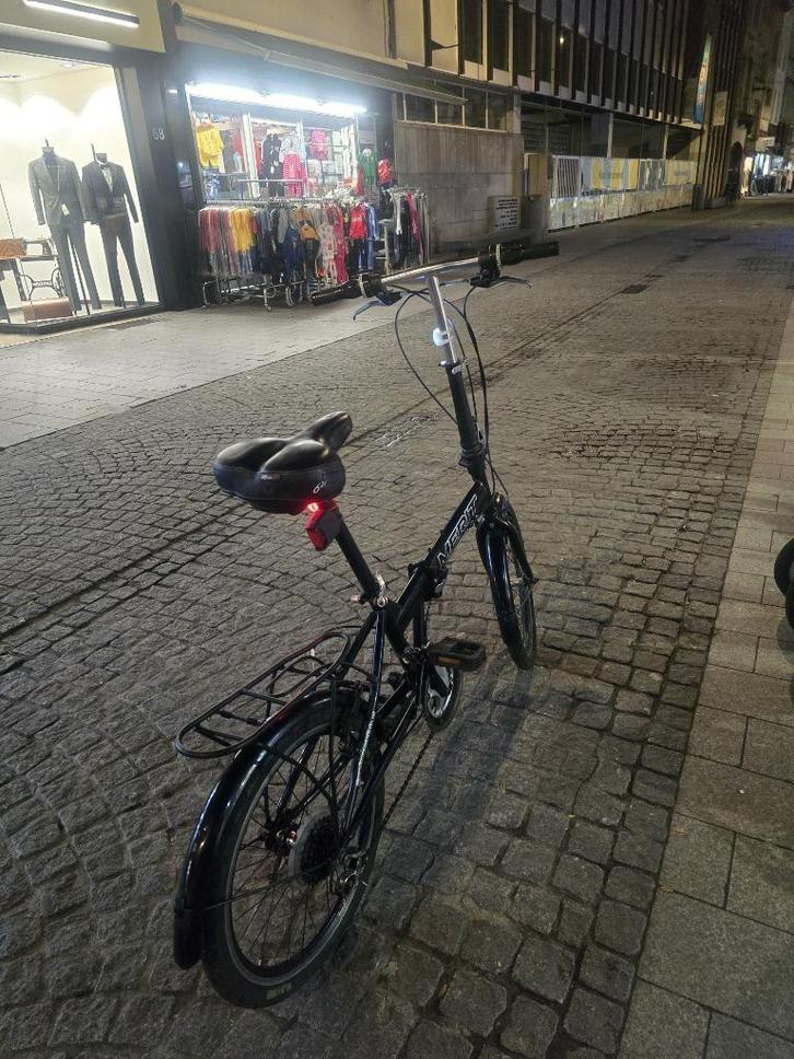 Vouwfiets / plooifiets zwart, Fietsen en Brommers, Fietsen | Vouwfietsen, Ophalen