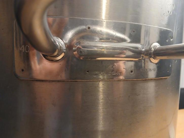 Kookpot Chef-Classic serie van Lacor., Maison & Meubles, Cuisine | Casseroles & Poêles, Utilisé, Inox, Enlèvement