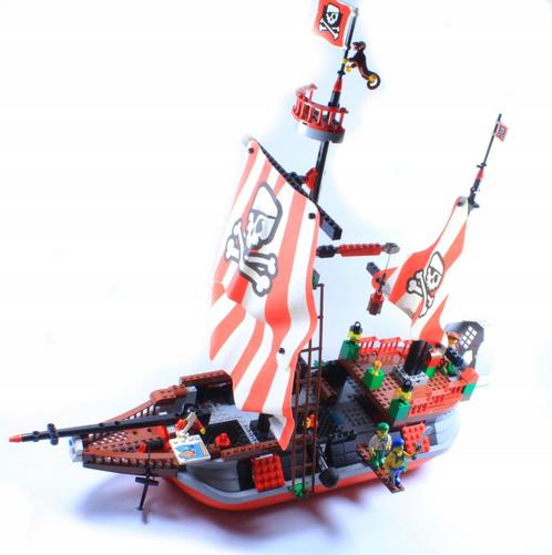 LEGO 4 Juniors Pirates 7075 Captain Redbeard's Pirate Ship, Kinderen en Baby's, Speelgoed | Duplo en Lego, Zo goed als nieuw, Lego