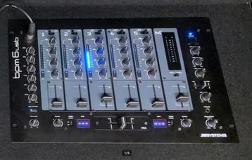 JB-Systems BPM6-USB Mengpaneel / Mixer- Black beschikbaar voor biedingen