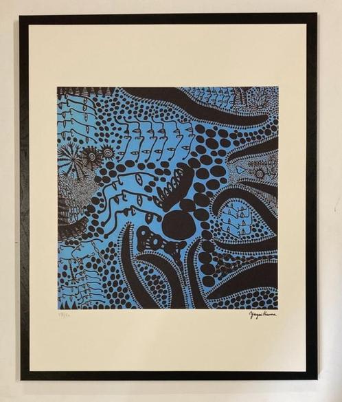 Yayoi Kusama lithografie 40 bij 50 cm. Ingelijst verkocht, Antiek en Kunst, Kunst | Litho's en Zeefdrukken, Ophalen of Verzenden