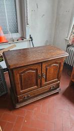 Meuble bar en bois massif, Ancien, 25 à 50 cm, Avec tablette(s), Moins de 100 cm