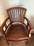 Stoel met armleuning, Huis en Inrichting, Stoelen, Ophalen, Bruin, Nieuw, Passe partout