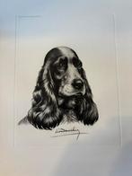 Leon Danchin cocker spaniel, Antiek en Kunst, Ophalen of Verzenden