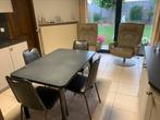Eettafel + 2 relax zetels, Huis en Inrichting, Ophalen, Zo goed als nieuw