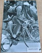 Wielrenner Fausto Coppi: oude fotoprent, Collections, Articles de Sport & Football, Enlèvement ou Envoi, Utilisé, Affiche, Image ou Autocollant