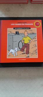 BOEK KUIFJE DE SIGAREN VAN DE FARAO ACHTER DE SCHERMEN VAN E, Eén stripboek, Ophalen of Verzenden, Zo goed als nieuw, Hergé.