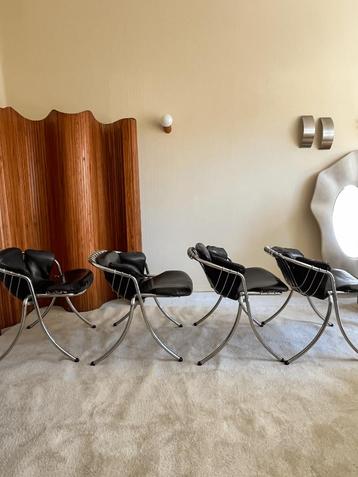 4 GASTONE RINALDI-stoelen - model „LYNN” voor RIMA, 1960, beschikbaar voor biedingen