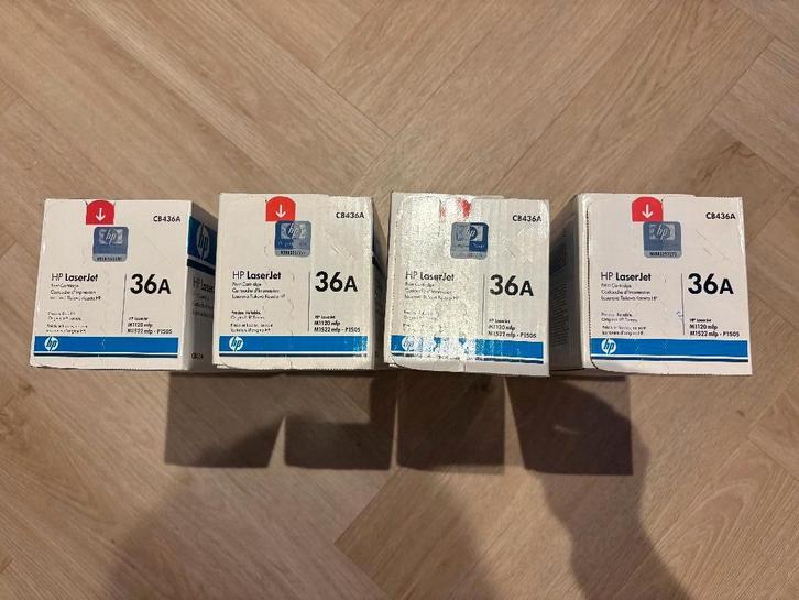 4 nieuw toners HP CB436A (HP 36A) HP M1120mfp/M1522mfp/P1505, Computers en Software, Printerbenodigdheden, Nieuw, Toner, Ophalen of Verzenden