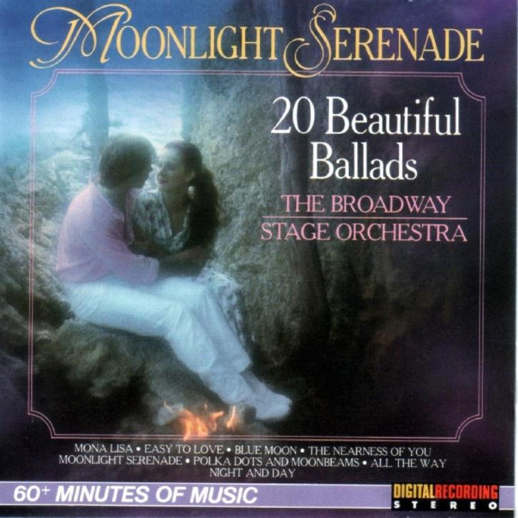 CD- Moonlight Serenade-  (20 Beautiful Ballads), Cd's en Dvd's, Cd's | Pop, Verzenden