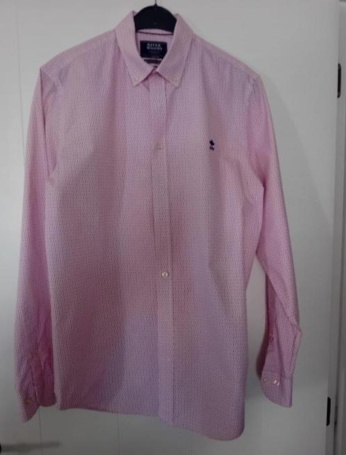 Herenhemdjes maat meduim, Kleding | Heren, Overhemden, Nieuw, Halswijdte 39/40 (M), Blauw, Ophalen