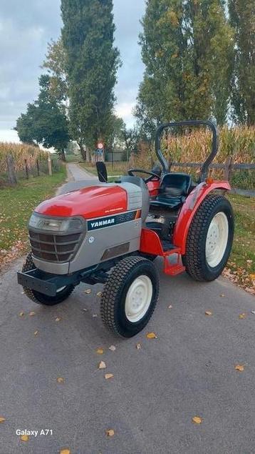 Minitractor yanmar 27pk 4x4 servo Nieuwe gazonbanden! beschikbaar voor biedingen