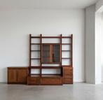 Vintage Teak Wandkast / Wall Unit – Mid-Century Modern, Huis en Inrichting, Kasten | Wandmeubels, Ophalen, Gebruikt, Teakhout