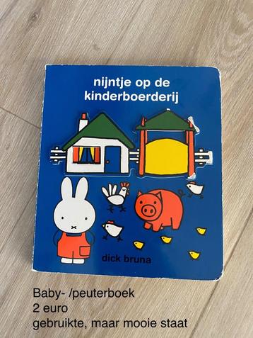 Baby- / peuterboek: "Nijntje op de kinderboerderij"  beschikbaar voor biedingen