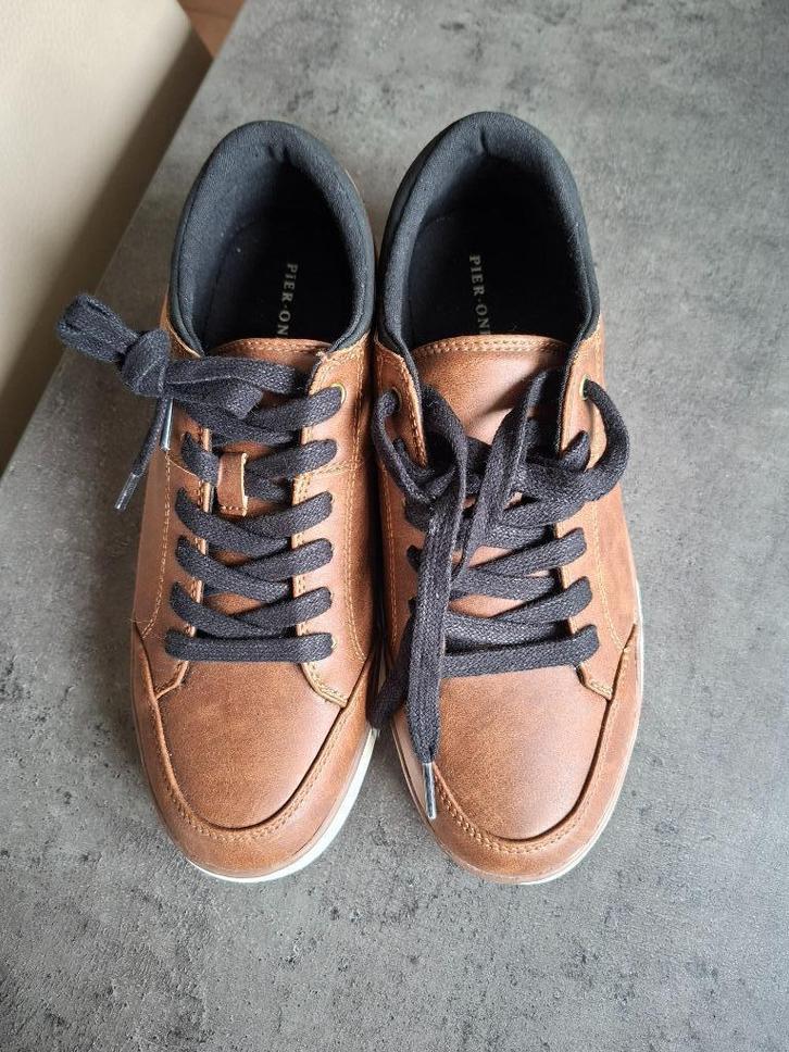 Bruine sportieve herenschoenen (Schoenmaat 41), Kleding | Heren, Schoenen, Nieuw, Veterschoenen, Bruin, Ophalen of Verzenden