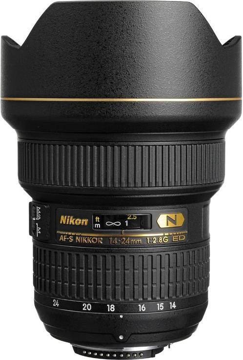 Absolute perfecte staat: Nikkor AF-S 14-24mm f/2.8G ED Lens, Audio, Tv en Foto, Fotocamera's Digitaal, Zo goed als nieuw, Nikon