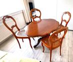 Mahoniehouten tafels en stoelen Biedermeier Alles in 1 koop, Antiek en Kunst, Ophalen