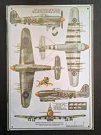 Metalen bordje Hawker Typhoon, Verzamelen, Militaria | Tweede Wereldoorlog, Ophalen of Verzenden