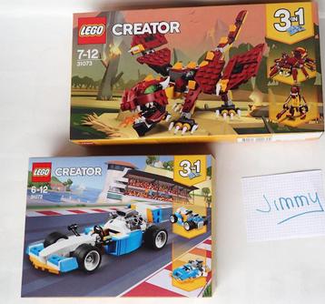 Lego - 2 sets creative 3in1