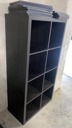 zwarte kast, Huis en Inrichting, Kasten | Boekenkasten, Ophalen, 50 tot 100 cm, Met plank(en), 100 tot 150 cm