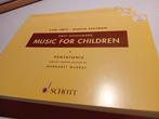 Orff-schulwerk music for children 5 delige reeks, Musique & Instruments, Partitions, Comme neuf, Enlèvement ou Envoi