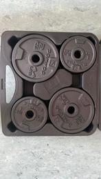 Set de 2 haltères 0-11kg (par haltère), Sport en Fitness, Fitnessmaterialen, Ophalen, Zo goed als nieuw, Halterset