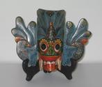 HOUTEN  MASKER  UIT  SRI  LANKA  -  8089, Antiek en Kunst, Ophalen