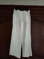 Witte linnen broek ANTOGNINI, maat S., Ophalen of Verzenden, Zo goed als nieuw, Maat 36 (S)