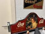 Groot coca cola  bord hout, Antiek en Kunst, Ophalen
