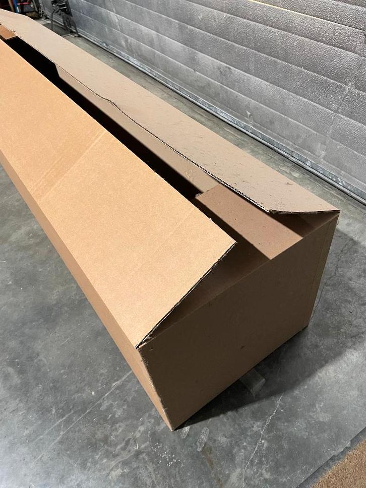 Kartonnen dozen 184 x 46 cm x 42 cm, ca. 80stuks, Doe-het-zelf en Bouw, Kratten en Dozen, Zo goed als nieuw, Doos, 100 cm of meer