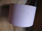 Luster / lampenkap roze met sterren, Rond, Zo goed als nieuw, Ophalen, Overige kleuren