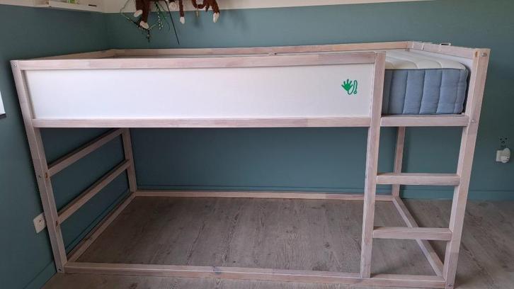 Kura hoogslaper ikea, Kinderen en Baby's, Kinderkamer | Stapelbedden en Hoogslapers, Zo goed als nieuw, Hoogslaper, Ophalen
