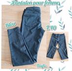 Pantalon pour femme-bleu-Trafic-T.40, Vêtements | Femmes, Taille 38/40 (M), Bleu, Porté, Enlèvement ou Envoi