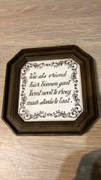 Mooie kadootjes  -  Vintage tegels met leuke spreuken, Antiek en Kunst, Ophalen of Verzenden