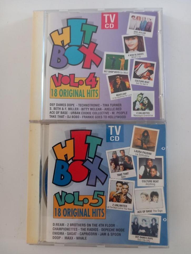 2x CD Hit Box Vol 4 + 5 Hits Euro House Pop Rock Dance, Cd's en Dvd's, Cd's | Dance en House, Dance Populair, Ophalen of Verzenden